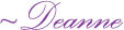 deanne signature - image